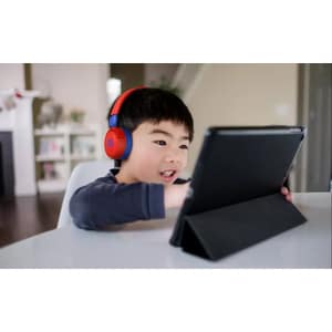 JBL Jr310 Wired Over-the-head Stereo Headset - Red, Blue - Binaural - Circumaural - 32 Ohm - 20 Hz to 20 kHz - Mini-phone 