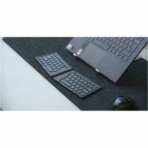 Targus Ergonomic Foldable Bluetooth EcoSmart Keyboard - Wireless Connectivity - Bluetooth - Compact - 5.1 - 64 Key(s) - Wi