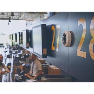 AXIS M3077 6 Megapixel Outdoor Network Camera - Color - Dome - White - 65.62 ft Infrared Night Vision - H.264 (MPEG-4 Part