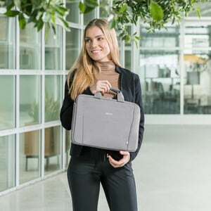 Dicota Eco Tasche für 27,9 cm (11 Zoll) bis 31,8 cm (12,5 Zoll) Notebook - Grau - 300D Polyethylene Terephthalate (PET) Kö