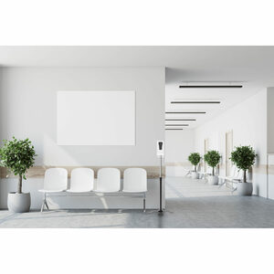 CTA Digital Compact Automatic Soap Dispenser Floor Stand - 49" Height - Floor - Steel, Acrylic