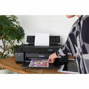 Canon PIXMA PRO-200 Desktop Wired/Wireless Inkjet Printer - Color - 4800 x 2400 dpi Print - Ethernet - Wireless LAN - Wire