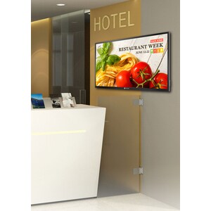 AG Neovo QM-65 1638,30 mm LCD Digital-Signage-Display - 3840 x 2160 - LED - 350 cd/m² - 2160p - USB - HDMI - Seriell - Eth
