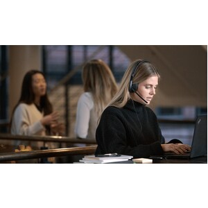EPOS ADAPT 135 II Wired On-ear Stereo Headset - Black - Monaural - 20 Hz to 20 kHz - 112 cm Cable - Noise Cancelling Micro