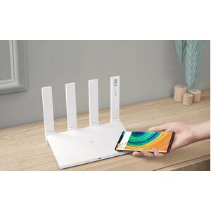 Huawei AX3 IEEE 802.11ax Ethernet Drahtlos Router - 2,40 GHz ISM-Band - 5 GHz UNII-Band - 4 x Antenne4 x Extern) - 375 MB/