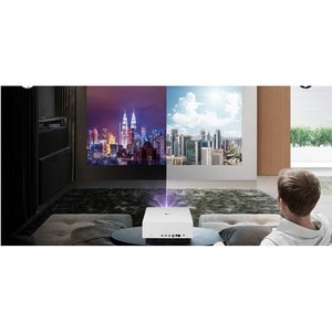 LG CineBeam HU810PW DLP Projector - 16:9 - Ceiling Mountable - High Dynamic Range (HDR) - 3840 x 2160 - Front, Ceiling - 2