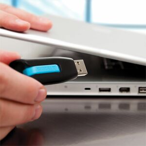 128GB Store 'n' Go® V3 USB 3.2 Gen 1 Flash Drive - 2pk - Blue, Gray - 128GB - 2pk - Blue, Gray