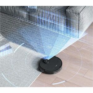 ECOVACS DEEBOT OZMO T8 AIVI Robot Vacuum Cleaner - 420 mL - Brush - Hard Floor, Carpet - Smart Connect - Battery - 67 dB(A