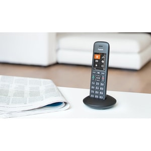 Gigaset C570HX Handset - Black - Cordless - DECT - 200 Phone Book/Directory Memory - 1 x Total Number of Phone Lines - 5.6