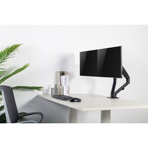 Neomounts Neomounts Pro Desk Mount for Display Screen, LCD Display - Black - Height Adjustable - 2 Display(s) Supported - 