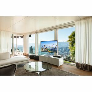 Peerless-AV® Universal TV Stand with Swivel for 55" to 85" TVs - 55" to 85" Screen Support - 115.08 lb Load Capacity - 37"