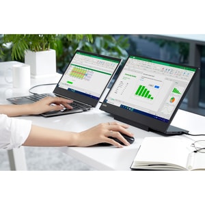 THINKVISION M15 15.6INCH MOBILE MONITOR IPS FHD (16:9) TILT 2XUSB-C INPUT USB TYPE C ONLY (POWER ADAPTER IS NOT PROVIDED) 3YR