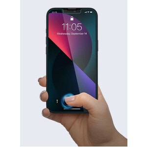 Spigen GLAS.tR EZ Fit 9H Tempered Glass Screen Protector - Transparent - 2 - For LCD iPhone 13 mini - Oil Resistant, Finge