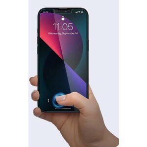 Spigen GLAS.tR EZ Fit 9H Tempered Glass Privacy Screen Protector - Clear - 2 - For LCD iPhone 13, iPhone 13 Pro