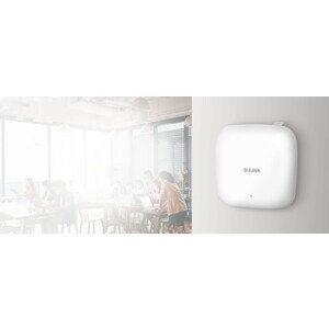 D-Link Nuclias DAP-X2810 Dual Band IEEE 802.11 a/b/g/n/ac/ax 1.76 Gbit/s Wireless Access Point - 2.40 GHz, 5 GHz - 2 x Int