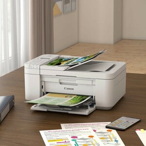 Canon PIXMA TR4651 Wireless Inkjet Multifunction Printer - Colour - White - Copier/Fax/Printer/Scanner - 4800 x 1200 dpi P