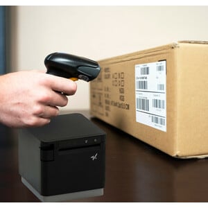 Star Micronics BSH-HR2081 Black Handheld Wired Barcode Scanner - 1D/2D/ USB/ Stand Included/ Black - 1D/2D/ USB/ Stand Inc