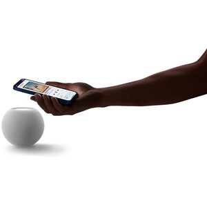 Apple HomePod mini Bluetooth Altavoz inteligente - Siri Soportado - Gris - 360° Circle Sound - LAN inalámbrica