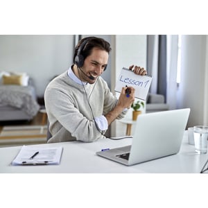 Kensington Wired Over-the-head Stereo Headset - Black - Binaural - Ear-cup - 182.9 cm Cable - Noise Cancelling Microphone 