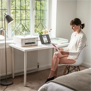 Brother MFC-J1010DW Wired & Wireless Inkjet Multifunction Printer - Colour - White - Copier/Fax/Printer/Scanner - 17 ppm M