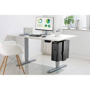 Digitus Tischhalterung für Tablet-PC - Schwarz - Höhenverstellbar - max. 10 kg Traglast - Stahl, Metall - 1