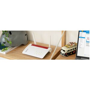 FRITZ! Box 6850 5G Wi-Fi 5 IEEE 802.11ac Cellular, Ethernet Modem/Wireless Router - 5G - LTE Advanced Pro, UMTS, HSPA+ - D