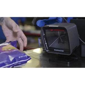 Vente au détail, Pharmacie Mains libres Kit lecteur de code barres Datalogic Magellan 3410VSi - Noir, Argenté - Câble Conn