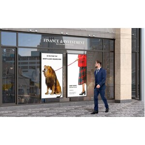 LCD Digital Signage Samsung OM75A 1905 mm - 24 ore/7 giorni Operation - Interruttore super dimensionale avanzato ( ADS ) -