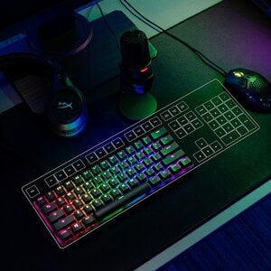 HyperX Alloy Origins 60 - Mechanical Gaming Keyboard - HX Red (US Layout) - Cable Connectivity - USB Type C Interface - RG