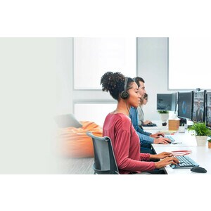Logitech Zone 有线 头戴式 立体声 耳机 - 双声道 - 耳罩 - 32 欧姆 - 20 Hz 到 16 kHz - 单向, 全向, 降噪 麦克风 - C型 USB