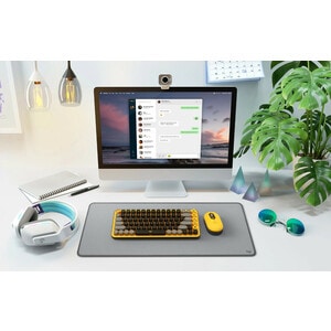 Logitech POP Keys Keyboard - Wireless Connectivity - Blast - Mechanical Keyswitch - Bluetooth - 5.1 - 10 m Emoji Hot Key(s