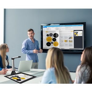 Adesso 5 Megapixel Fixed-Focus A4 Document Camera Scanner with OCR Text Recognition - CMOS