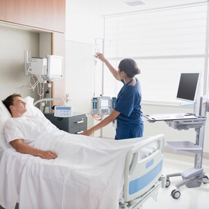 Ergotron StyleView Carrinho para produtos médicos - 15,88 kg Capacidade - 4 Casters - 102 mm Tamanho do rodízio - Plástico