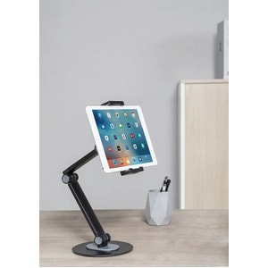 Support pour tablette PC Réglable en hauteur Neomounts - 32,8 cm (12,9") - Capacité de Charge 1 kg - 47 cm - Bureau - Noir