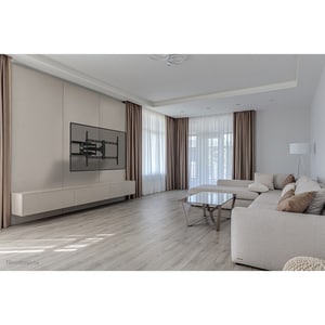 Fixation murale Neomounts pour TV, Ecran Plat - Noir - 1 Écran(s) supportés - 109,2 cm à 190,5 cm (75") - 45 kg Max - 100 