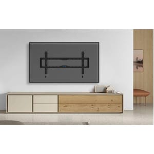 Neomounts Wall Mount for TV - Black - 1 Display(s) Supported - 109.2 cm to 218.4 cm (86") Screen Support - 70 kg Load Capa