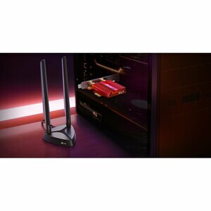 TP-Link Archer TXE75E AXE5400 Triband Wi-Fi/Bluetooth-Kombi-Adapter für Desktop Computer, Spielecontroller, Kopfhörer, Tas