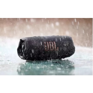 JBL Charge 5 Portable Bluetooth Speaker System - 40 W RMS - Black - 65 Hz to 20 kHz - Battery Rechargeable - 1