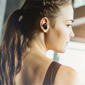 Morpheus 360 Spire True Wireless Earbuds - Bluetooth In-Ear Headphones with Microphone - TW1500B - HiFi Stereo - 20 Hour P