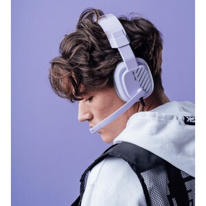 Astro A10 Wired Over-the-head Stereo Headset - Lilac - Binaural - Circumaural - 32 Ohm - 20 Hz to 20 kHz - Uni-directional