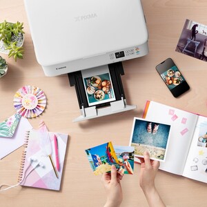Canon PIXMA TS5351a Sem fios Impressora multi-funcional de jato de tinta - Cor - Branco - Copiadora/Impressora/Scanner - A