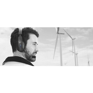 BlueParrott B450-XT BPB-45020 Sem fios Headset Mono Fone de ouvido - Monaural - Supra-aural - 9144 cm - Bluetooth - 150 Hz