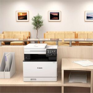 Canon i-SENSYS MF752Cdw Wired & Wireless Laser Multifunction Printer - Colour - Grey - Copier/Printer/Scanner - 33 ppm Mon