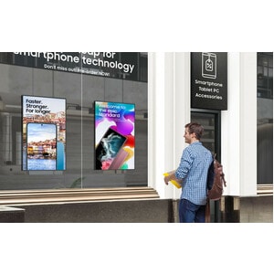 Samsung OM55B 1397 mm LCD Digital-Signage-Display - Cortex A72 1,70 GHz - 3840 x 2160 - 3000 cd/m² - 2160p - USB - HDMI - 
