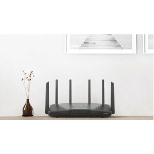 Synology RT6600ax Wi-Fi 6 IEEE 802.11ax Ethernet Drahtlos Router - Triband - 2,40 GHz ISM-Band - 5 GHz UNII-Band - 6 x Ant