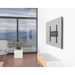 Amer Mounts - Fixed Heavy Duty Low Profile Flat Panel Wall Mount for 50-100 Inch Displays 250lbs Max Weight - BIGASSMOUNT2