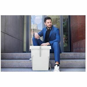 Lenovo IdeaPad Carrying Case (Backpack) for 40.6 cm (16") Notebook - White - Water Resistant, Weather Resistant - Plastic 