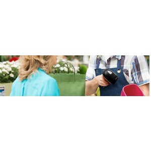 Newland HR32 Marlin BT SD - 495 mm Scan Distance - 1D, 2D - CMOS - Bluetooth - USB - Stand Included - IP42