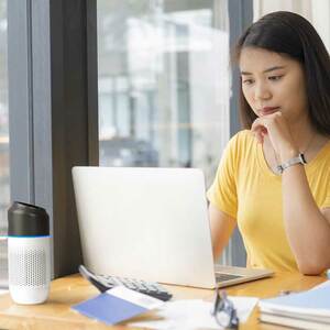 Aluratek Portable HEPA Air Purifier for Personal Spaces and Cars - HEPA