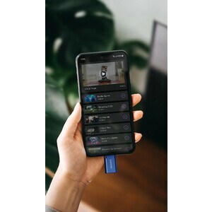 Clé USB Samsung Type-C 128 Go, Bleu,USB 3.2 Gen 1 rétrocompatible, MUF-1284DA/APC, vitesse jusqu'à 400Mo/s